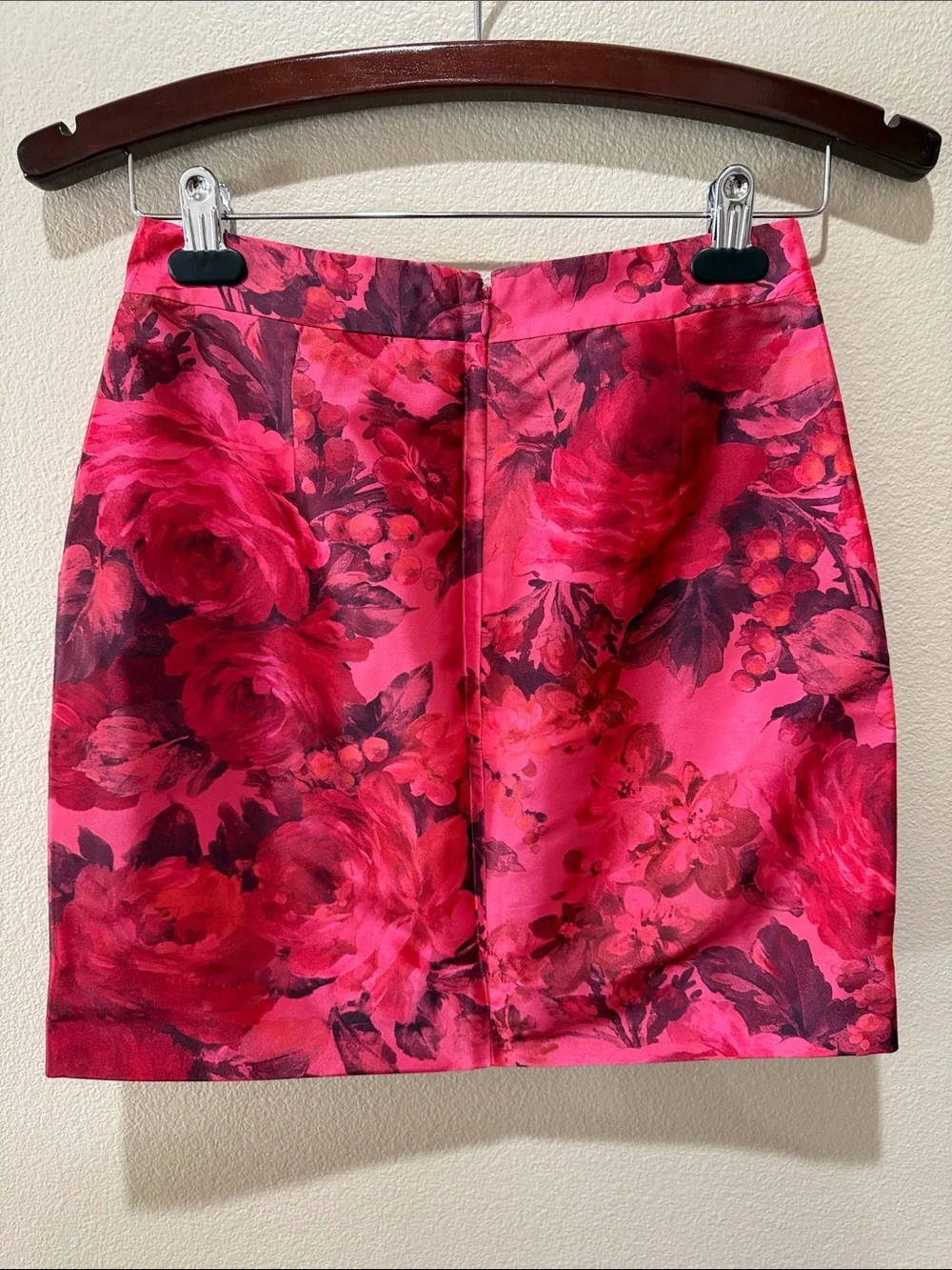 J. Crew Vibrant Pink Floral Pleated Mini Skirt